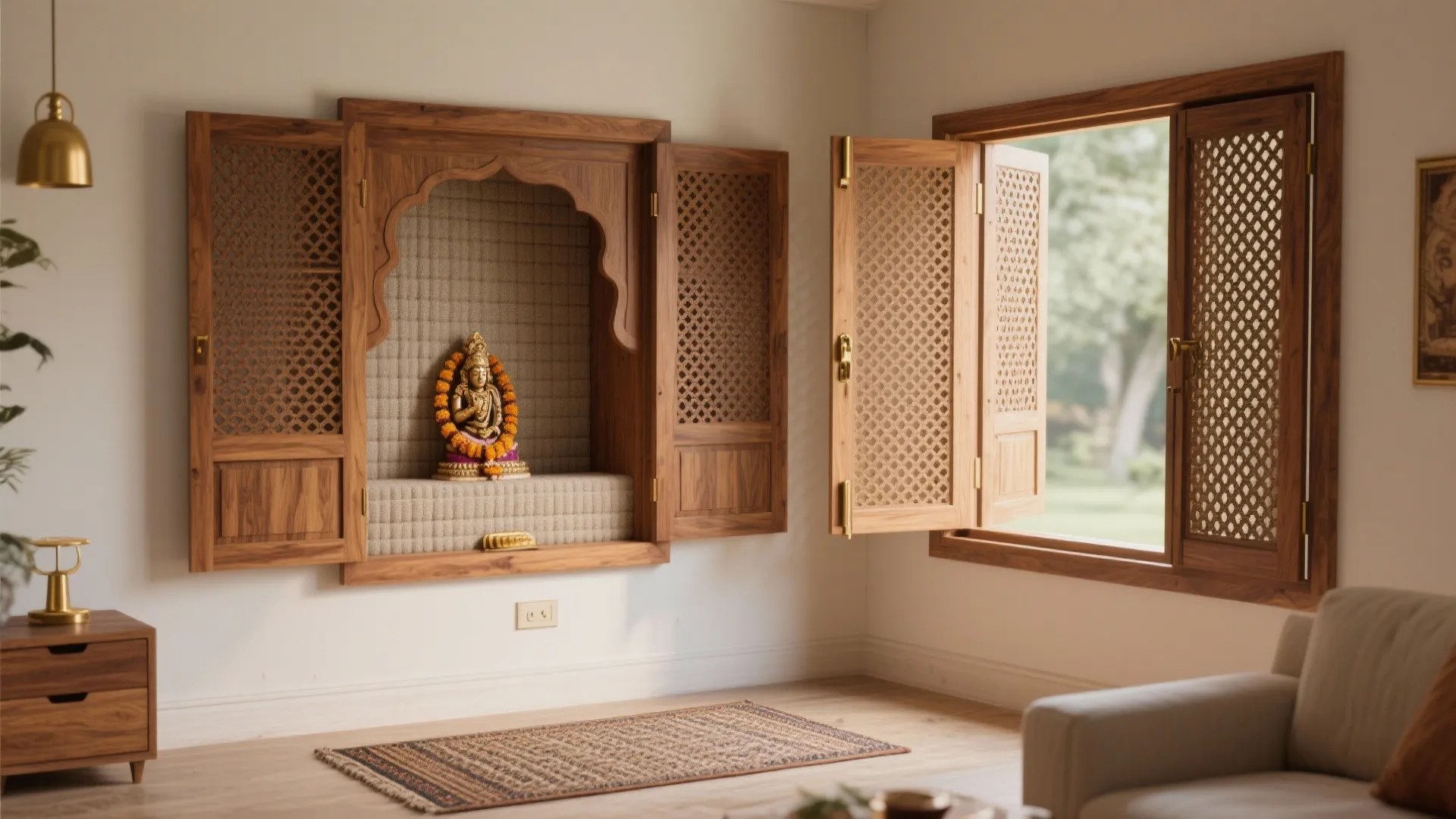 Folding Doors + Acoustic Touches for Focused Prayer