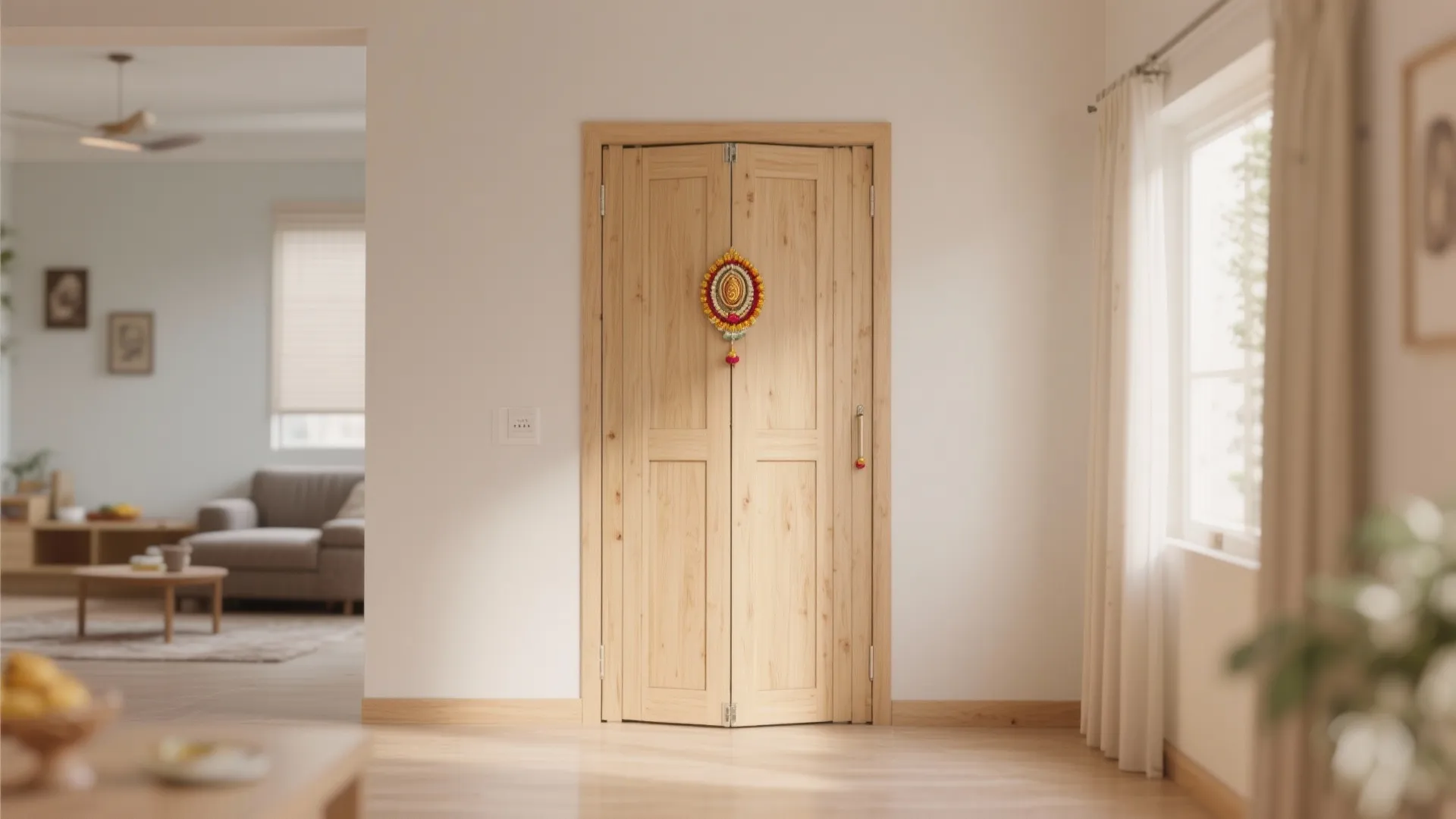 Compact Folding Door Design