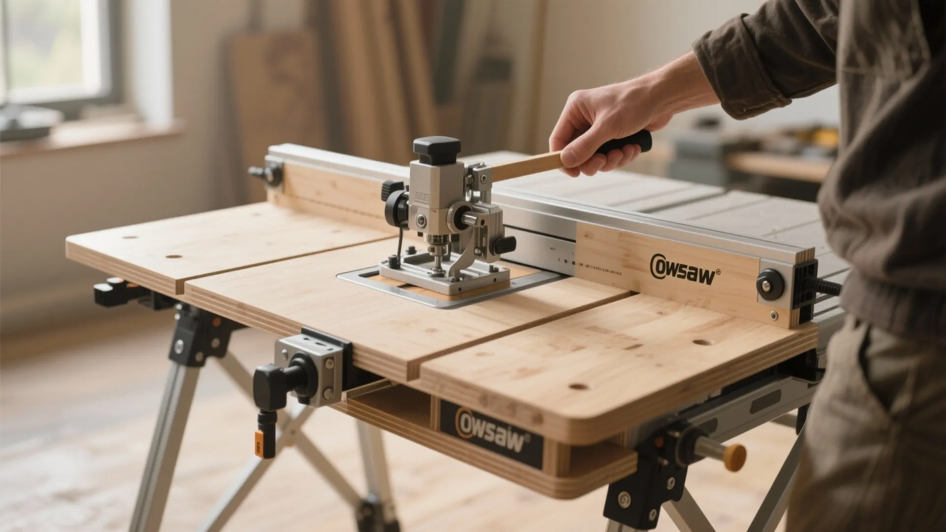 1. Compact Folding Router Table