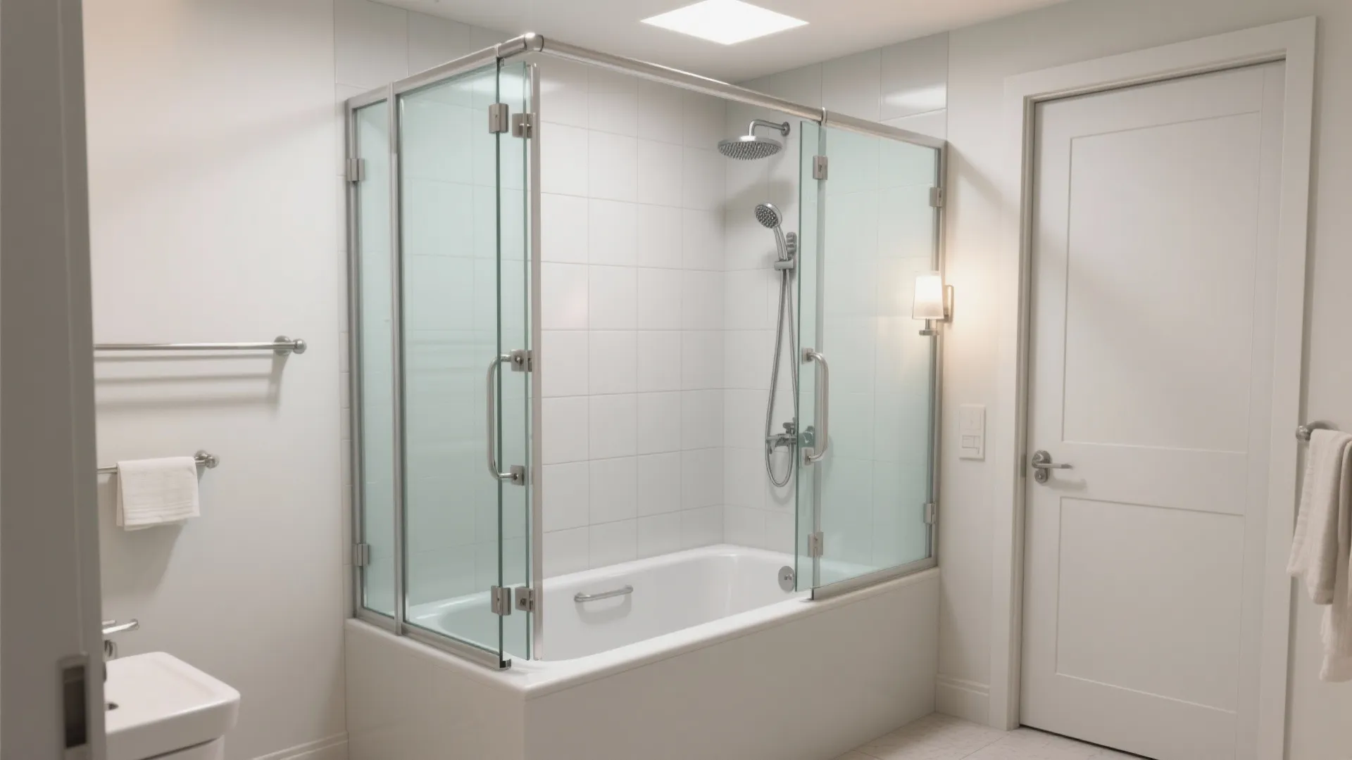 3. Shower-Tub Combos with Folding Screens