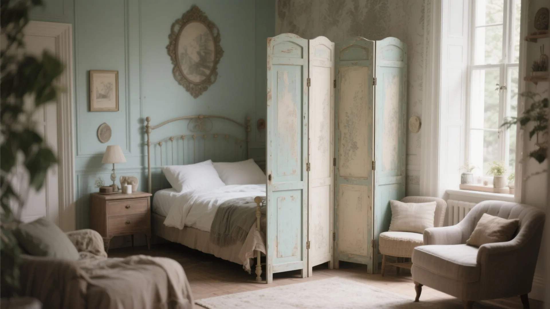 Idea 2: Folding Screen Partitions