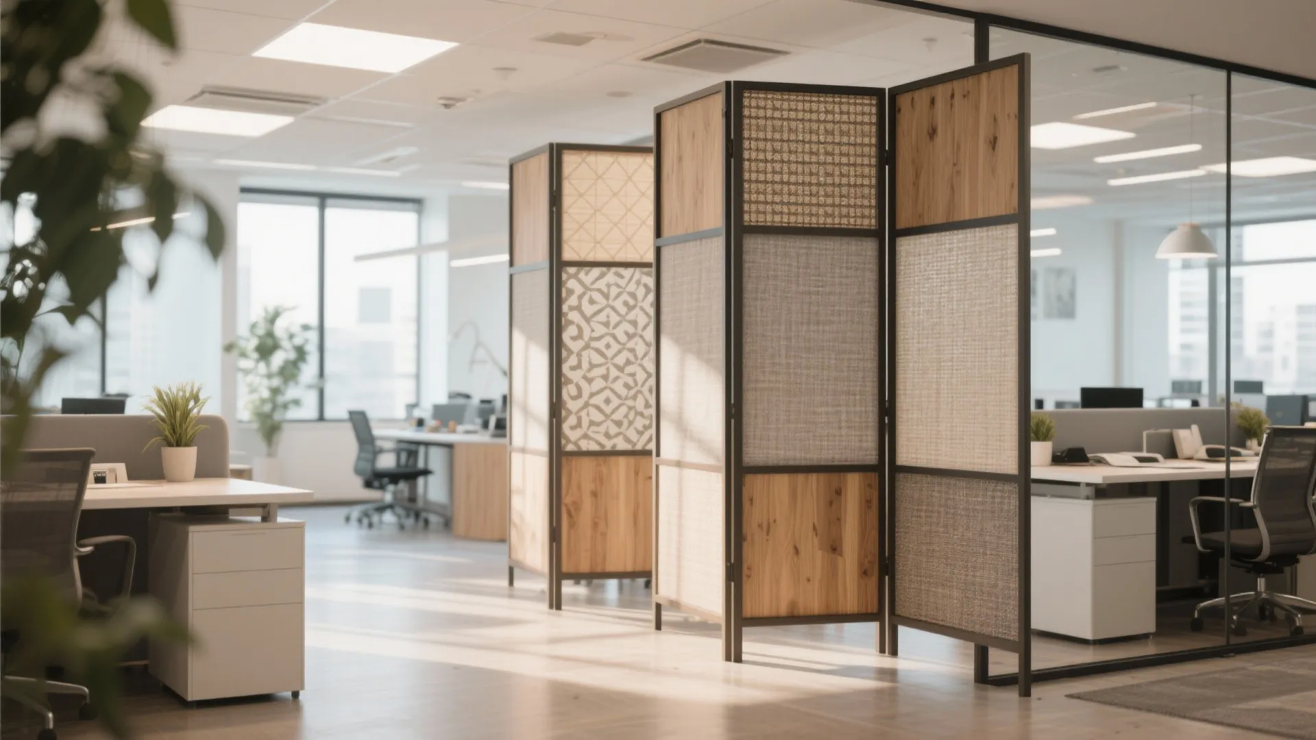 4. Freestanding Folding Screens