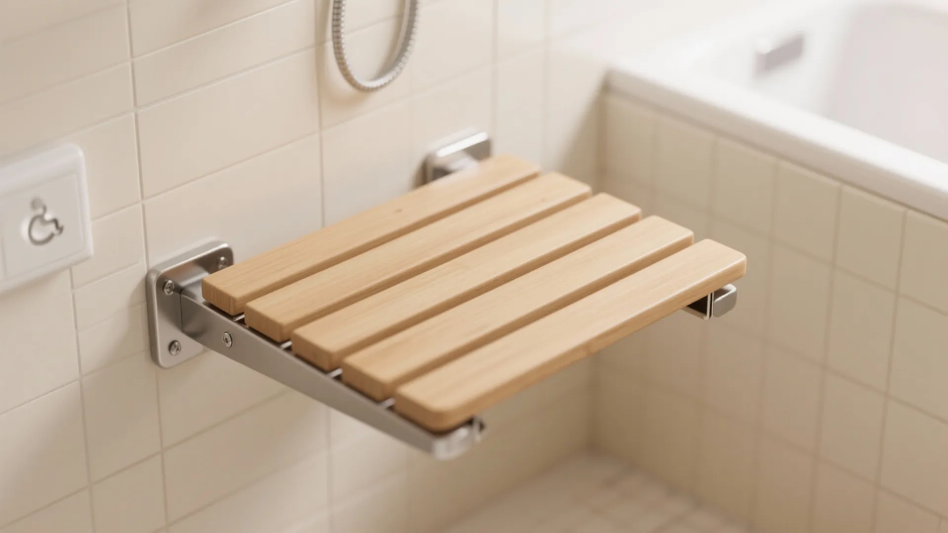 5. Fold-down shower seats