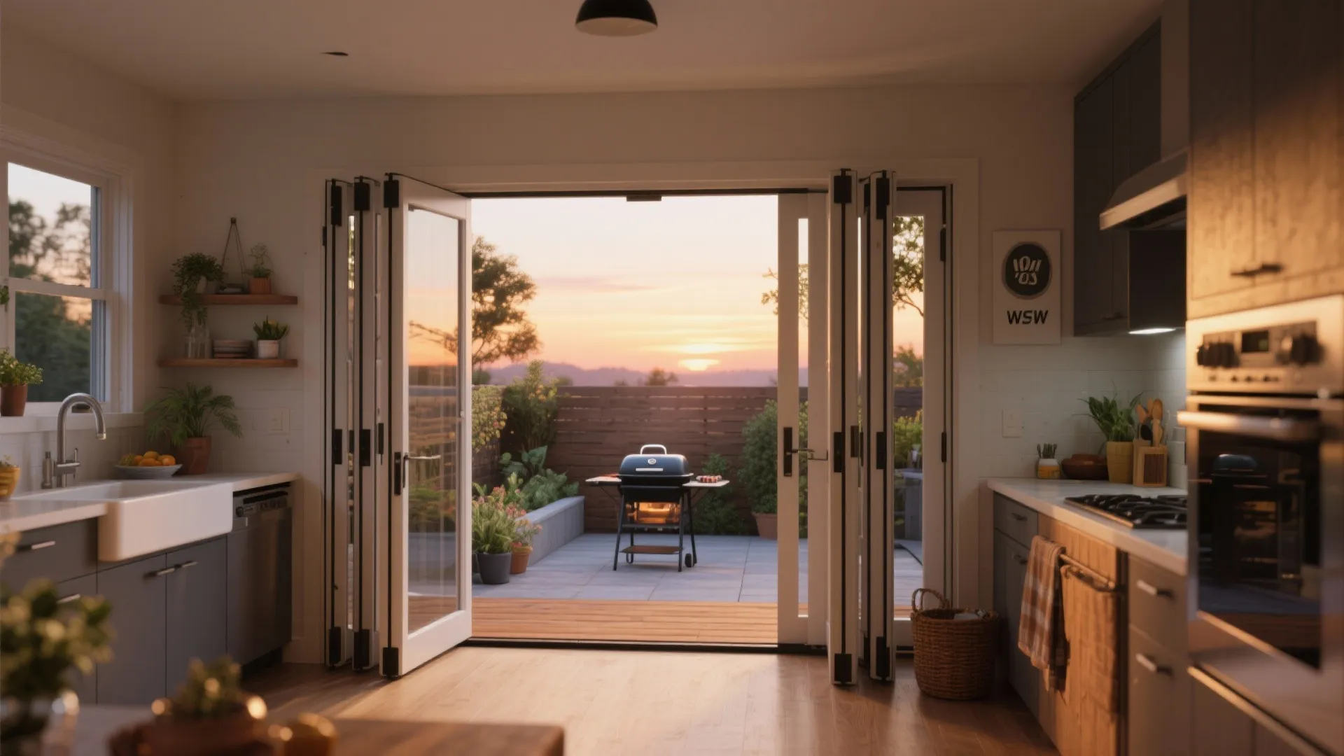 3. Use a Folding or Sliding System to Connect Indoor and Outdoor