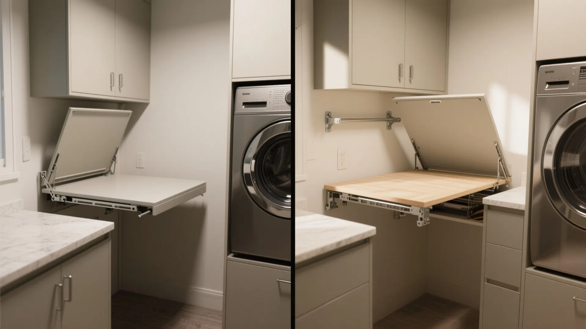 3. Folding station that disappears