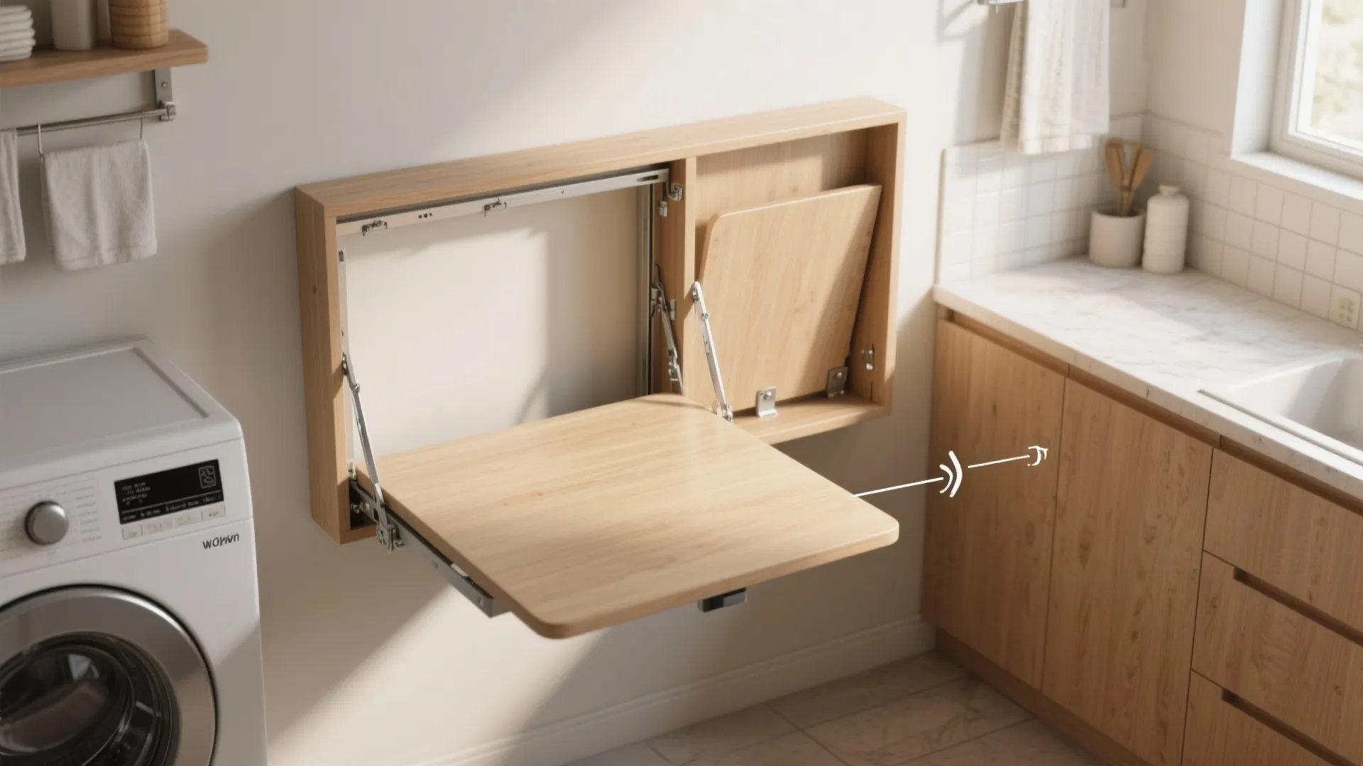 4. Folding Stations That Hide Away
