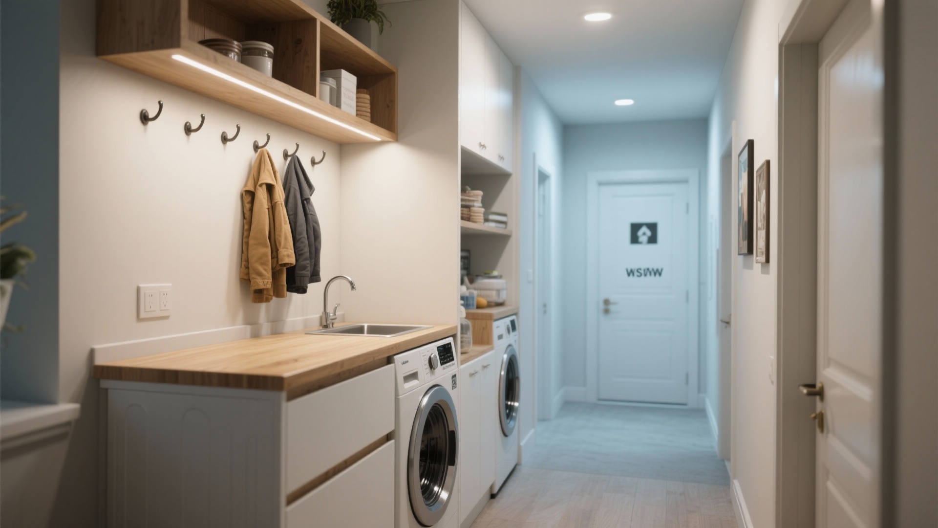 5 Hall Laundry Room Ideas for Small Spaces