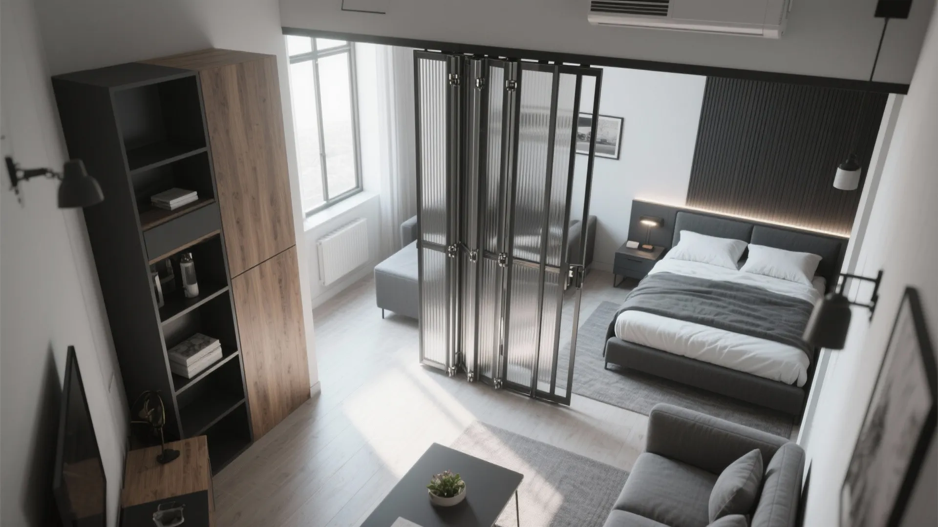 Folding Steel Gate for Small Rooms