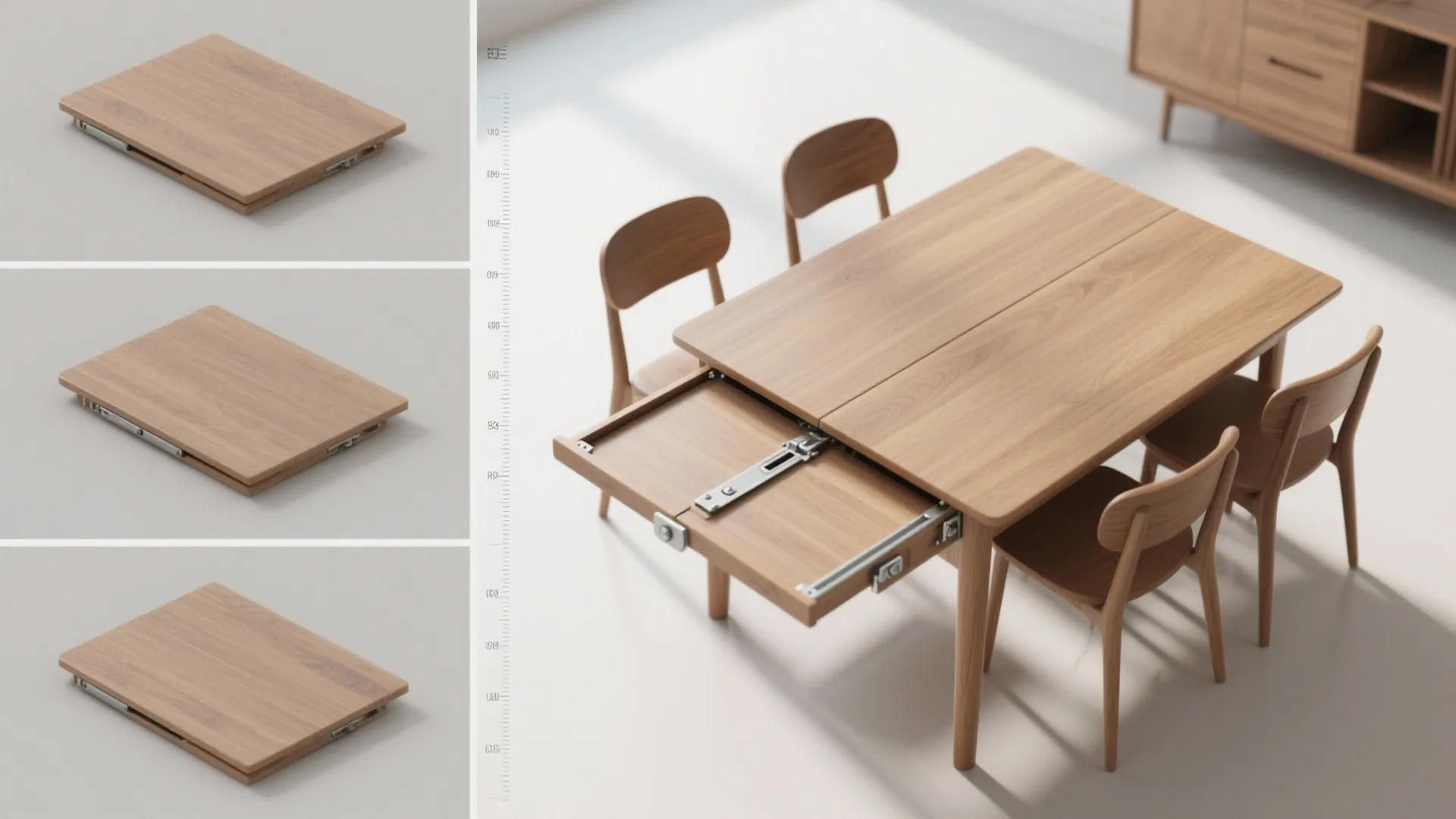 2. Drop-Leaf and Folding Tables That Expand
