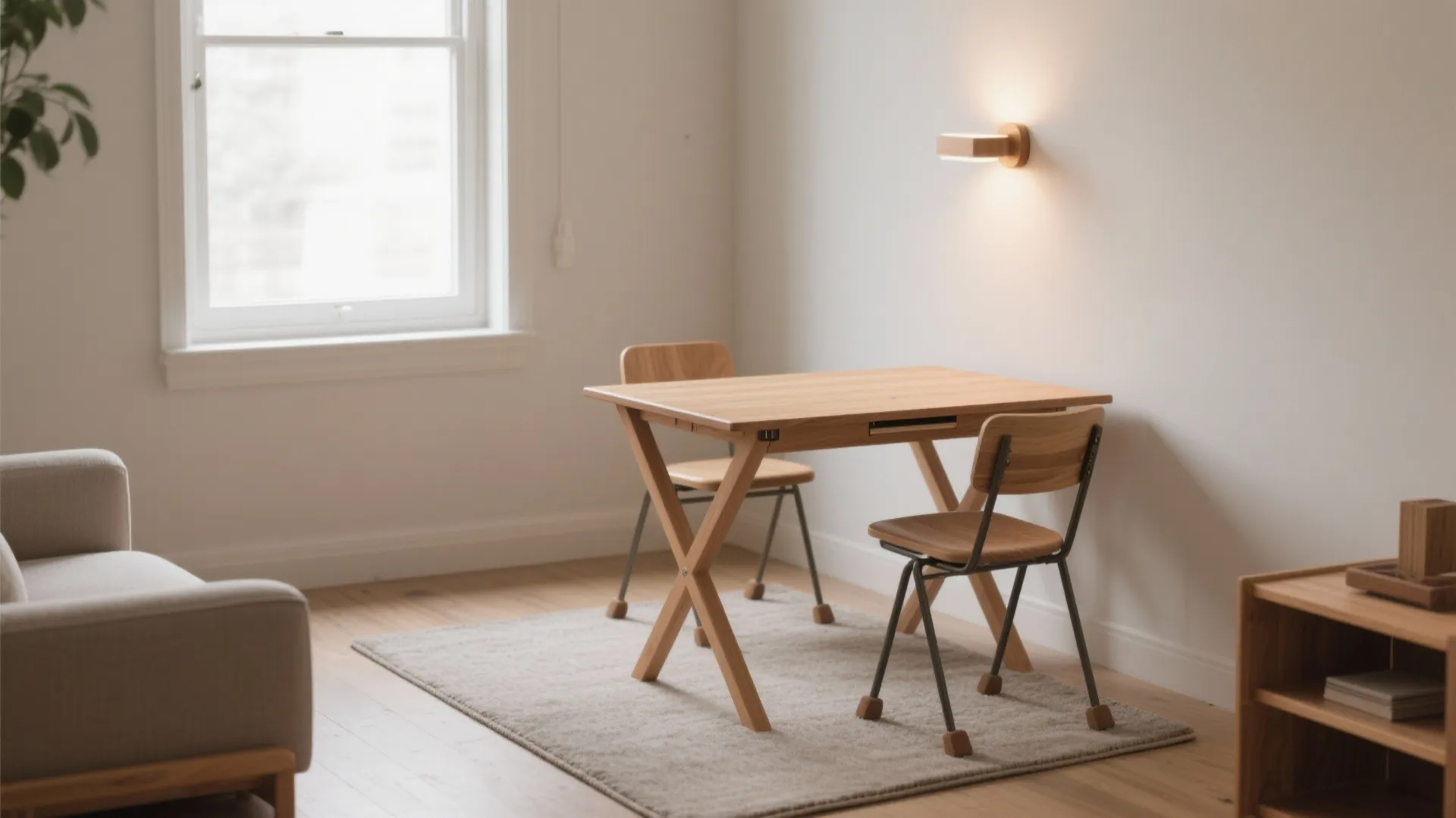 DIY Wood Folding Table: A Space-Saving Guide: Fast-Track Guide to Crafting Your Own Table in Minutes