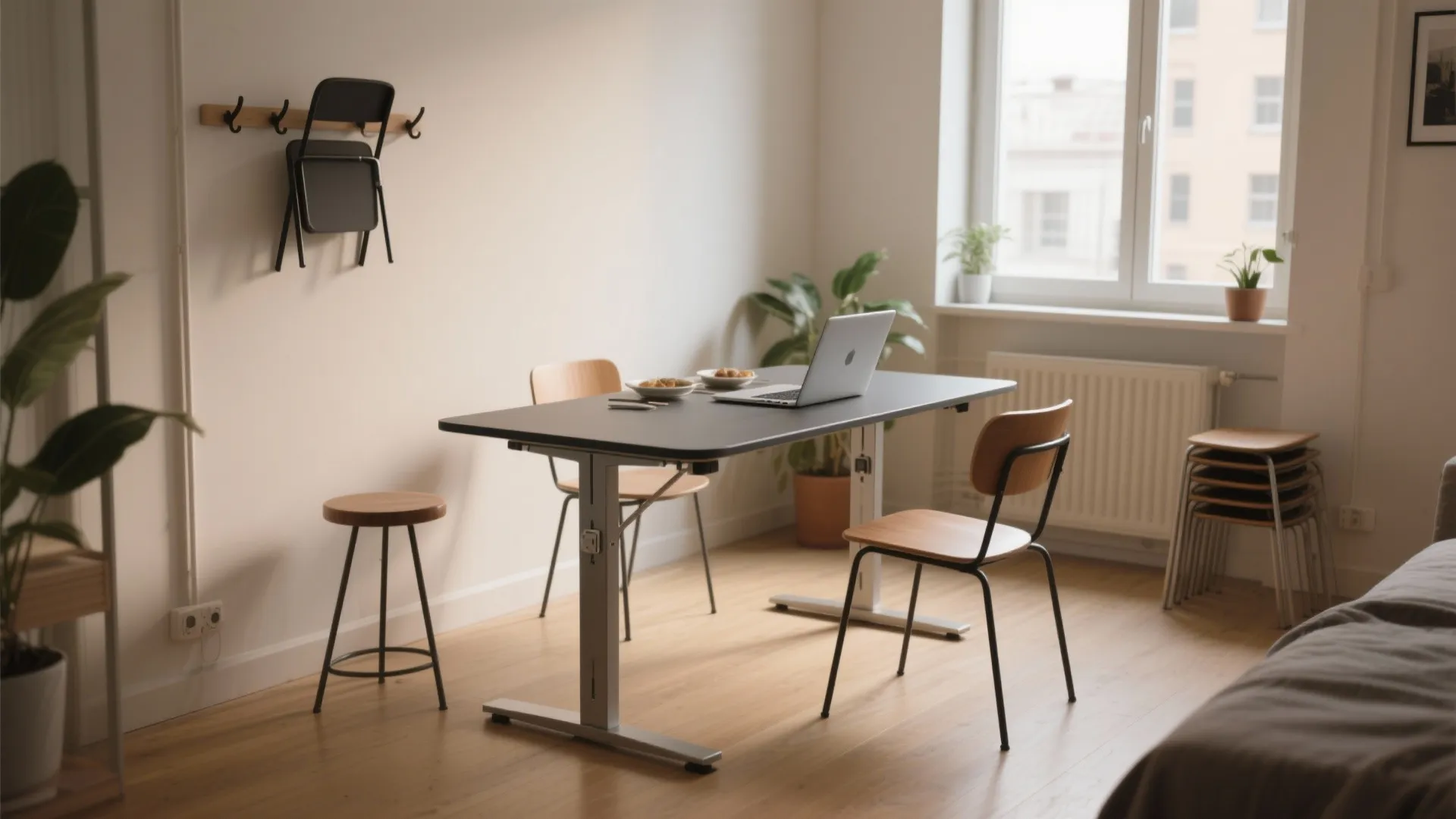 DIY Folding Leg Table: Transform Small Spaces Easily