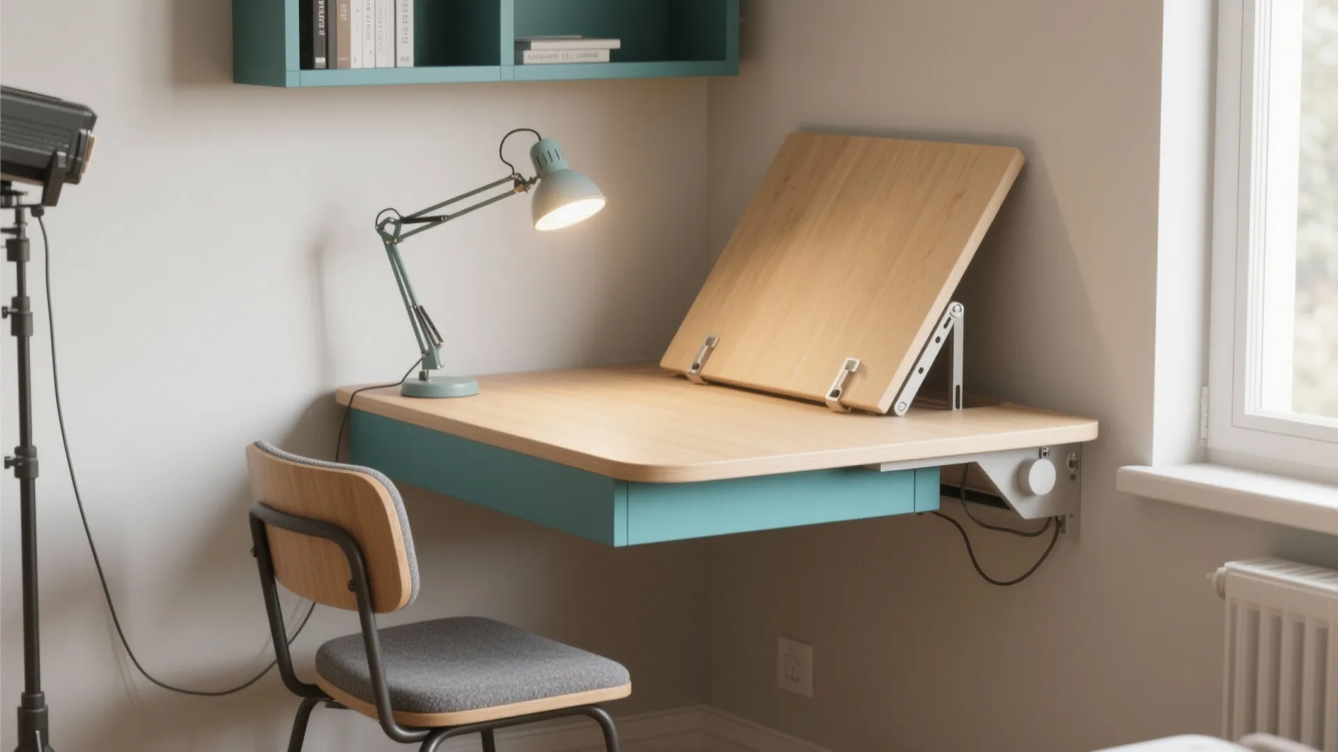 Foldable DIY Wall Mounted Folding Table: Save Space, Add Style: 1 Minute to Your Own Foldable DIY Wall Mounted Folding Table