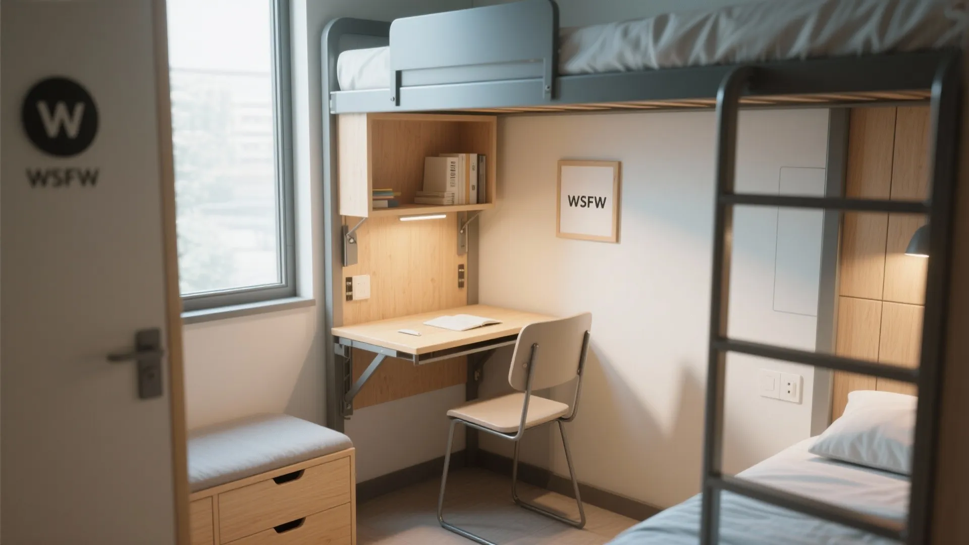 4. Folding Wall Desks