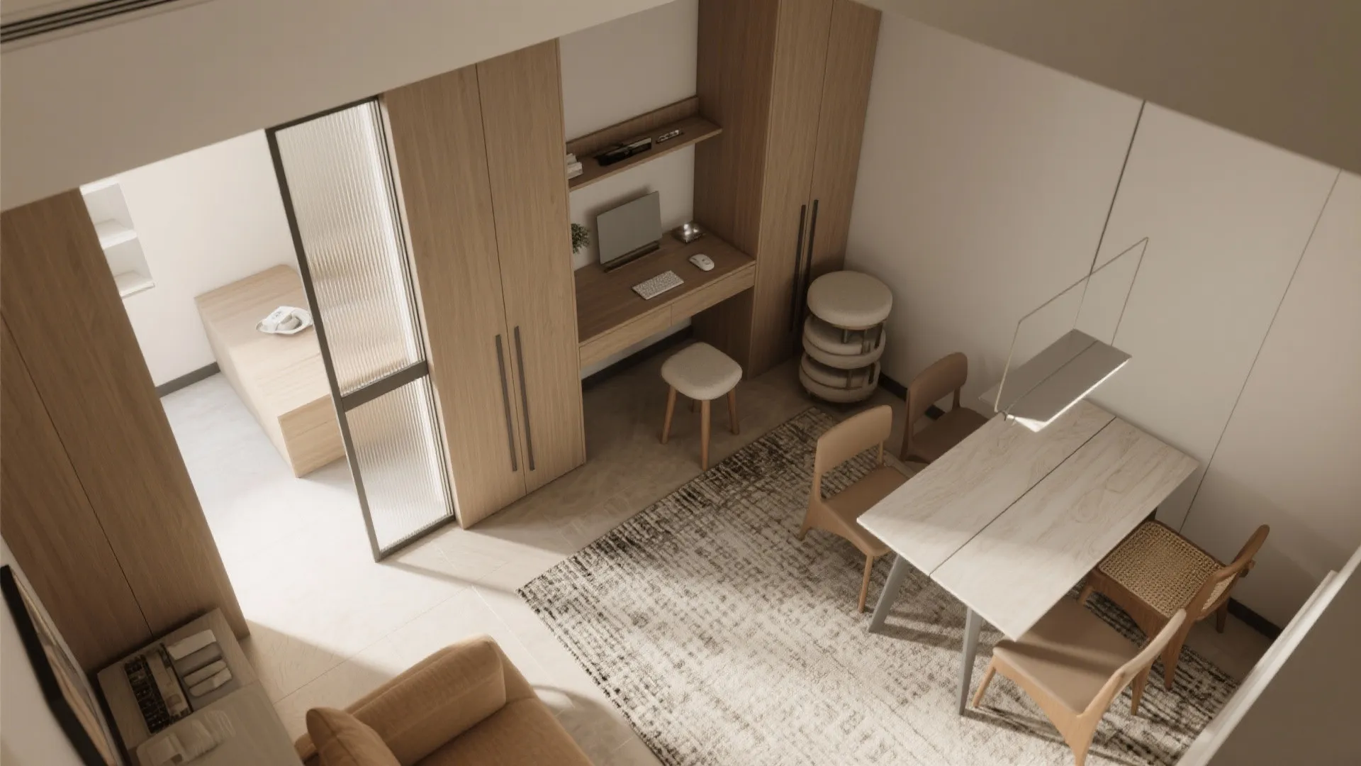 4. Use flexible zones and folding elements