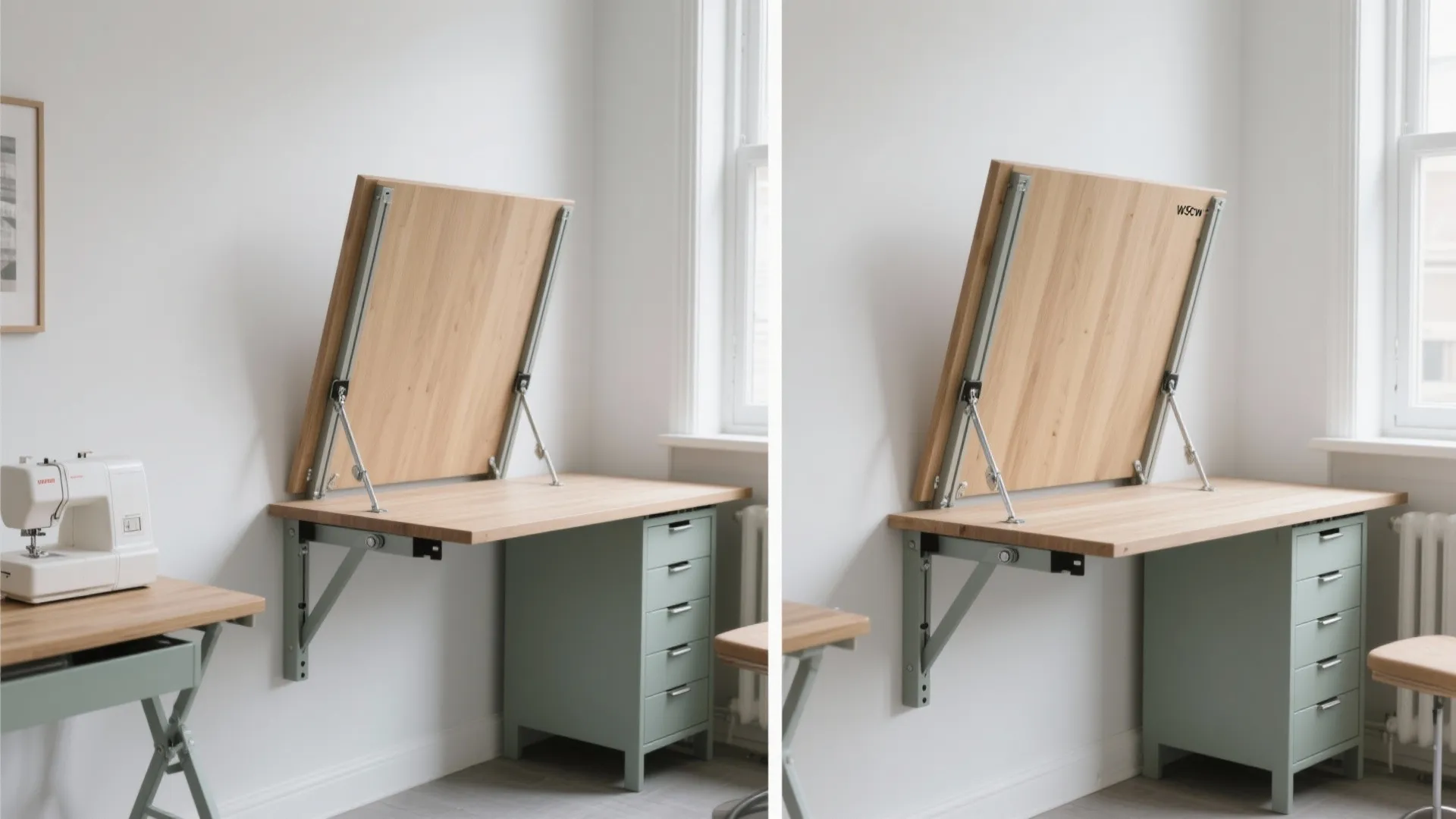 Fold-Out Surfaces That Disappear When You’re Done