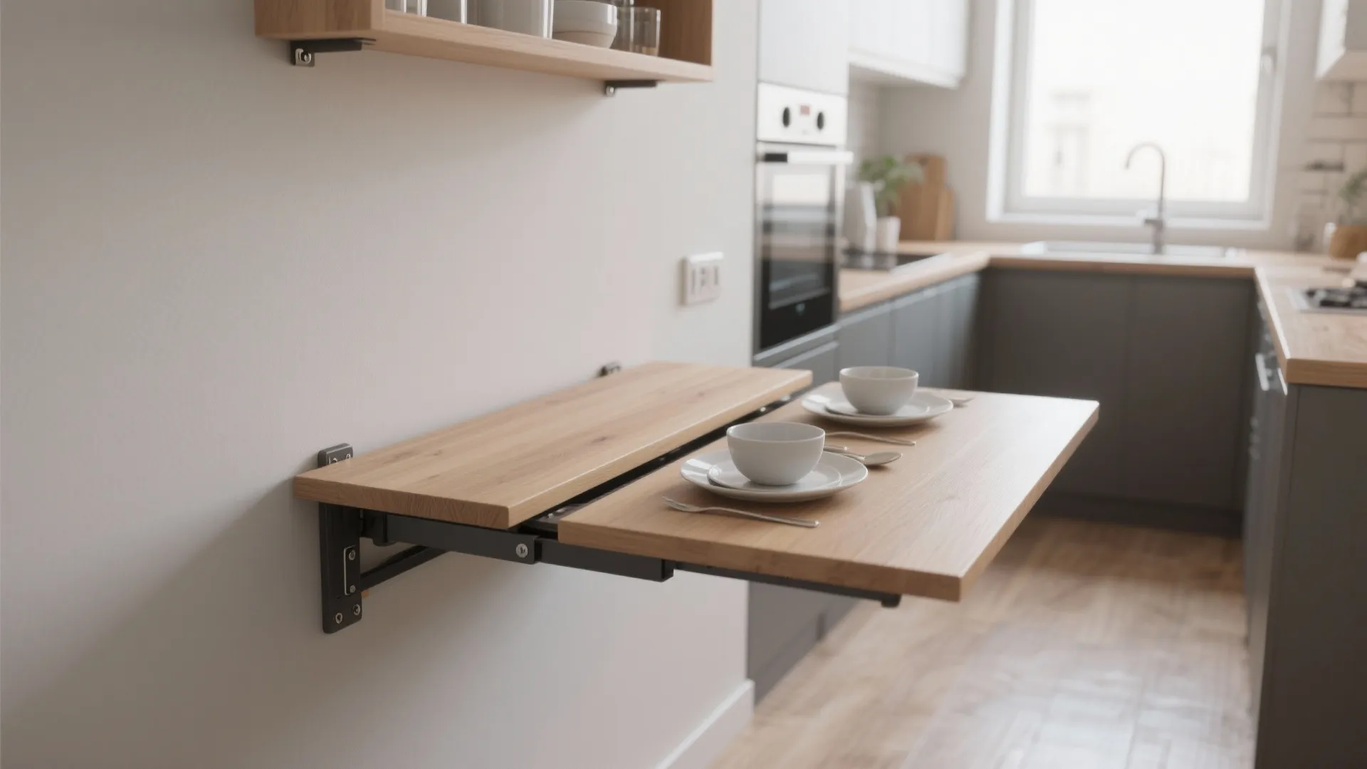 3. Fold-Out Wall Table