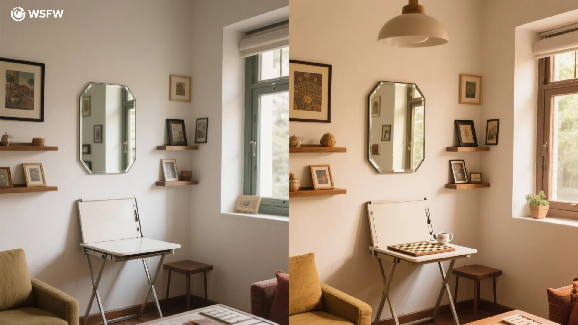 Make vertical surfaces do the heavy lifting