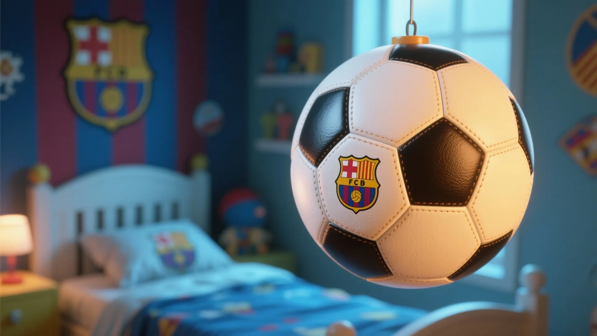 5. Football-shaped Lighting