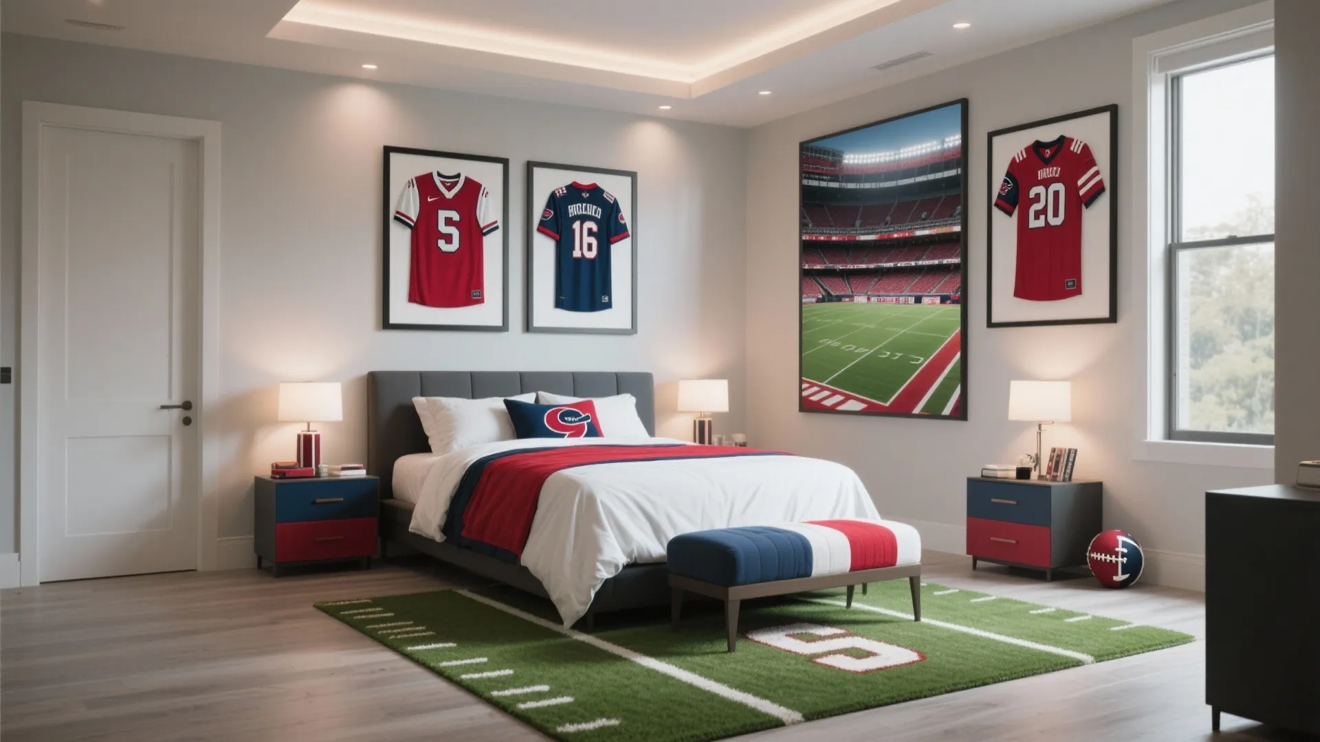 Football Room Decor: Creative Ideas for Sports Lovers: Fast-Track Guide to Building Your Dream Football-Themed Space