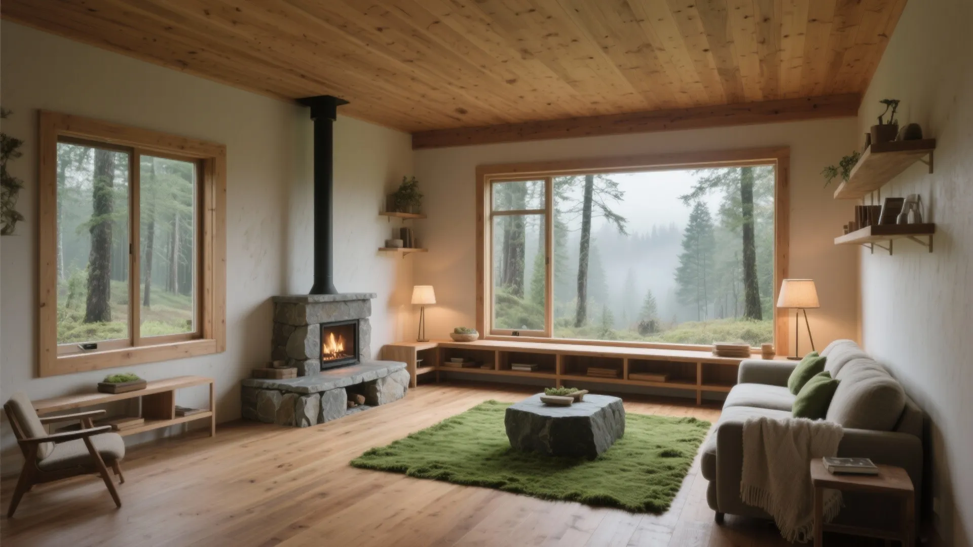Small Wood House in Forest: Cozy Ideas for Nature Lovers: 1 Minute to Create Your Dream Forest Hideaway