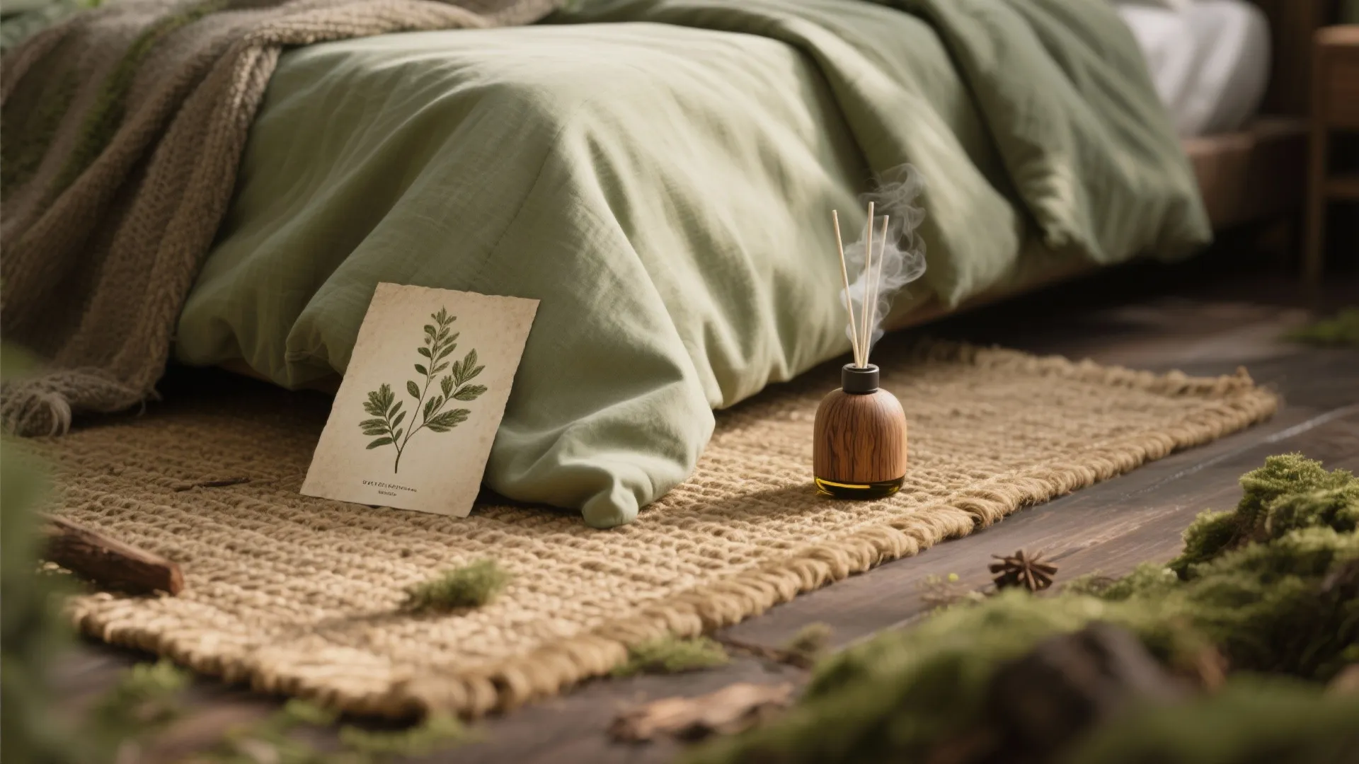 5. Forest Details: Bedding, Rugs, and Scent