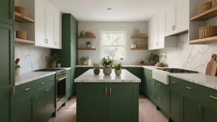 5 Forest Green Kitchen Ideas