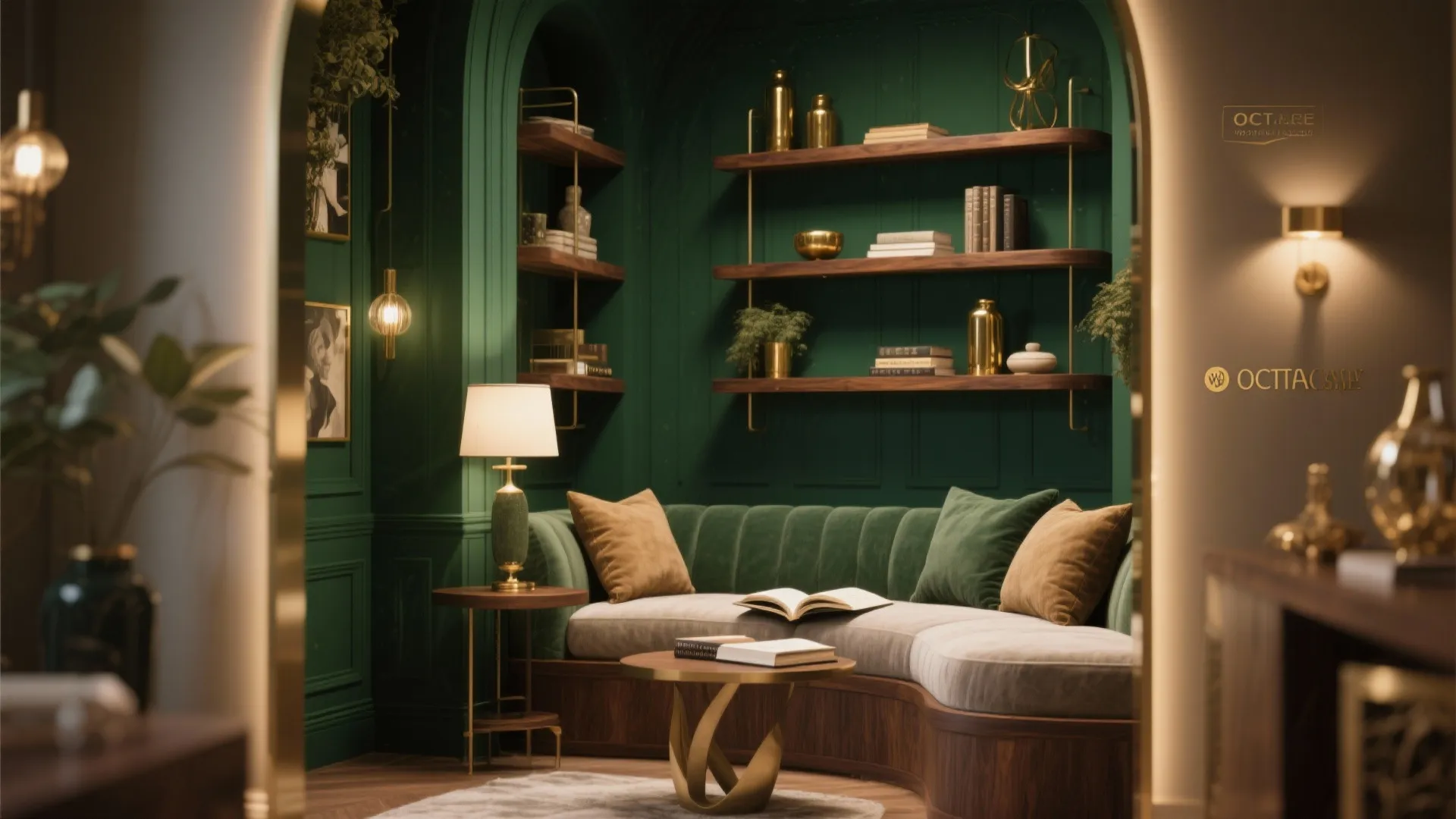 Rich Forest Green for Statement Walls