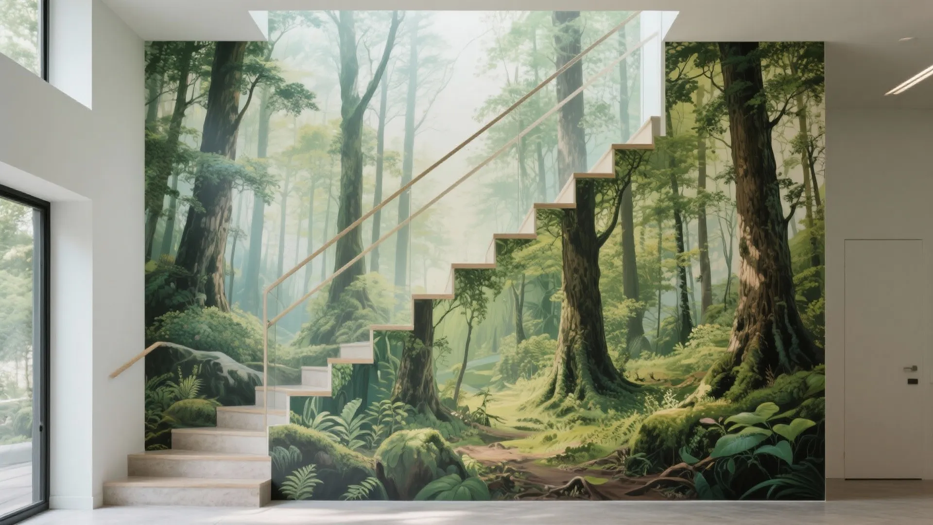 Wall mural or artistic wallpaper