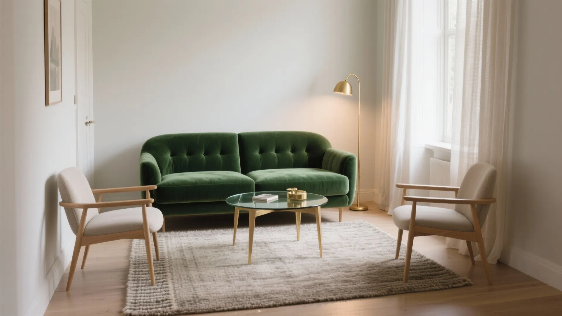 Forest Green Sofa as a Statement Piece