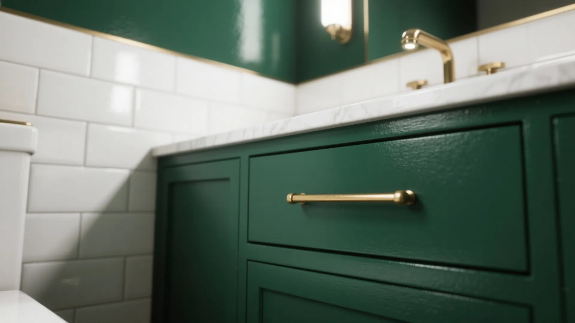 1. Deep Forest Green for Drama