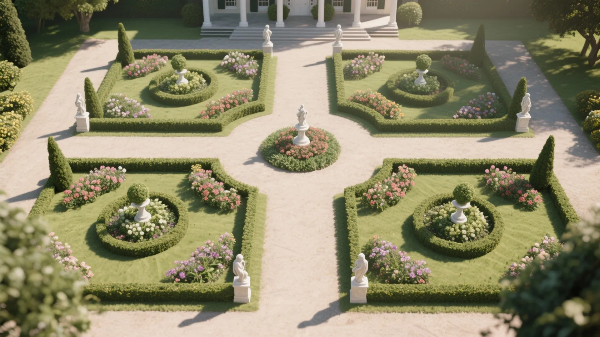 6. Formal Garden Layout