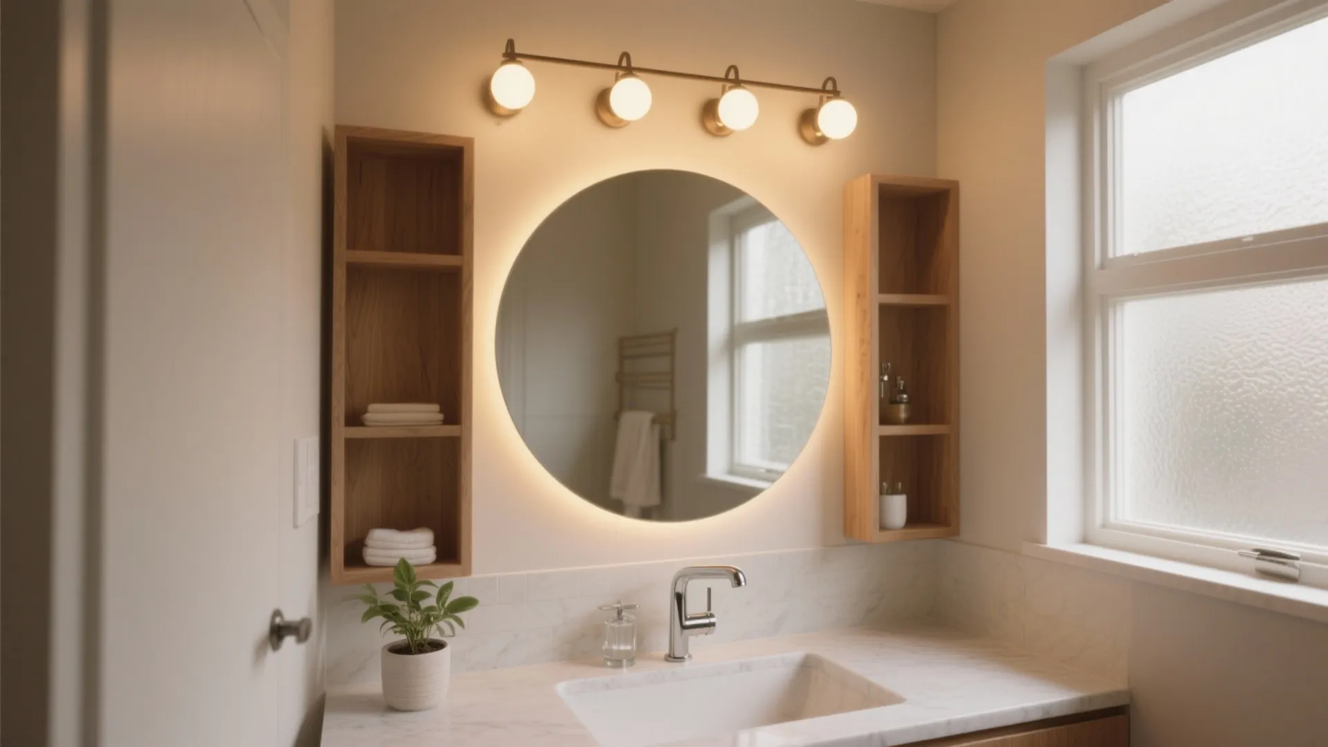 4 Bulb Bathroom Light Ideas: Creative small-space lighting: 5 practical design inspirations for 4-bulb bathroom fixtures