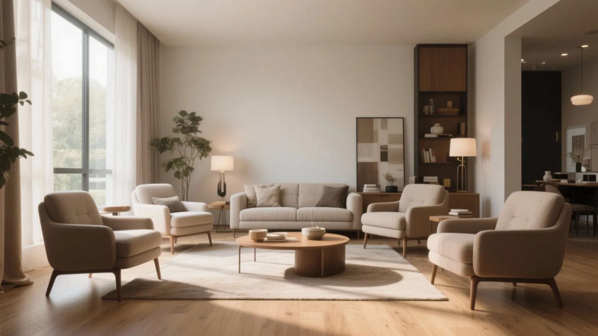 10 Creative 4-Chair Living Room Ideas