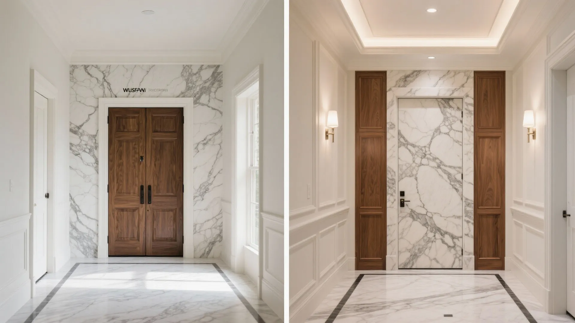 Timeless stone and bespoke millwork
