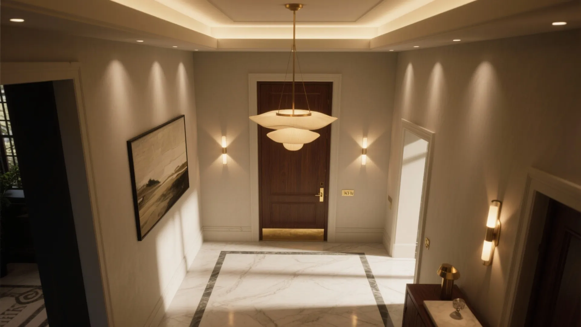 Layered Lighting That Sets the Mood