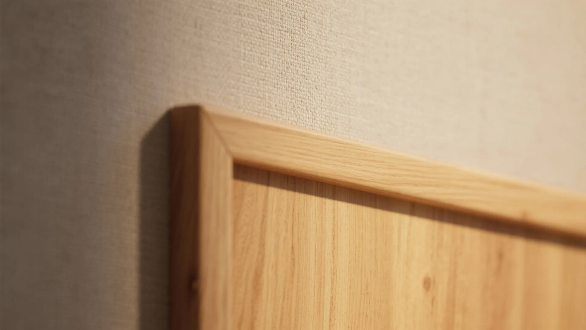 Warm Wood Accents Around the Design Wall