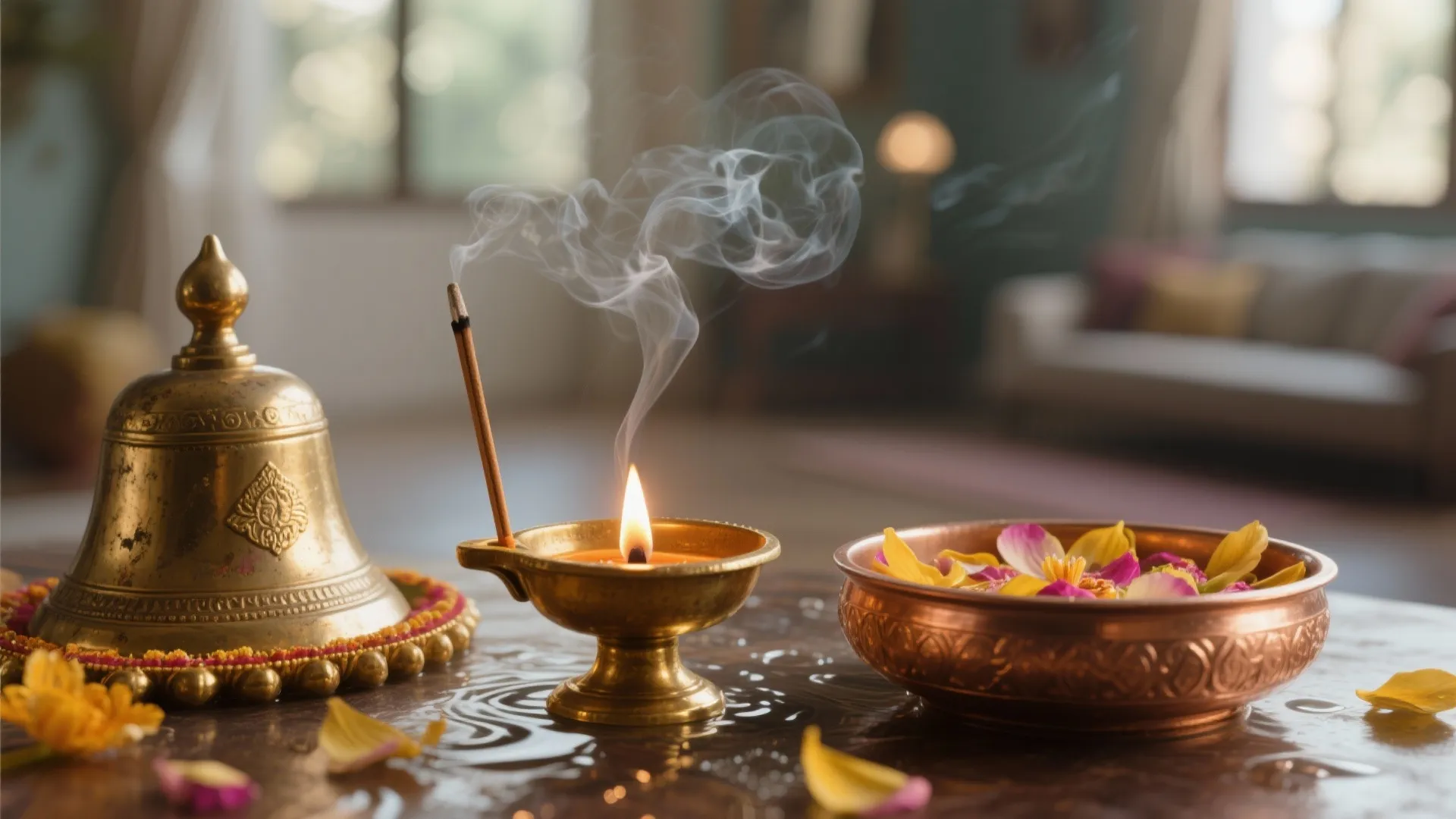 Fragrance, Sound, and Safety: Bells, Flowers, and Low-Smoke Choices