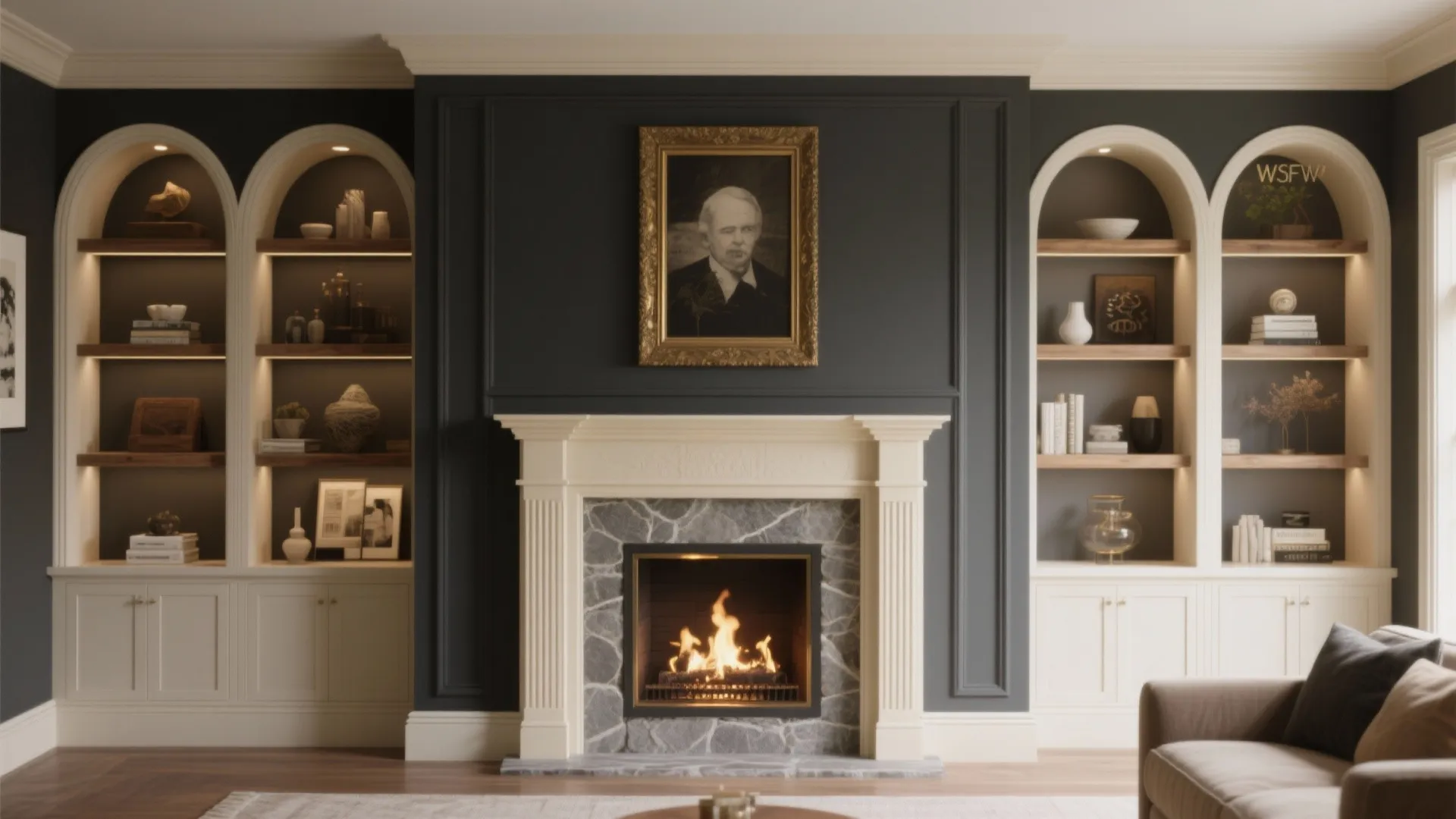 4. Frame-in Feature Walls Around Architecture