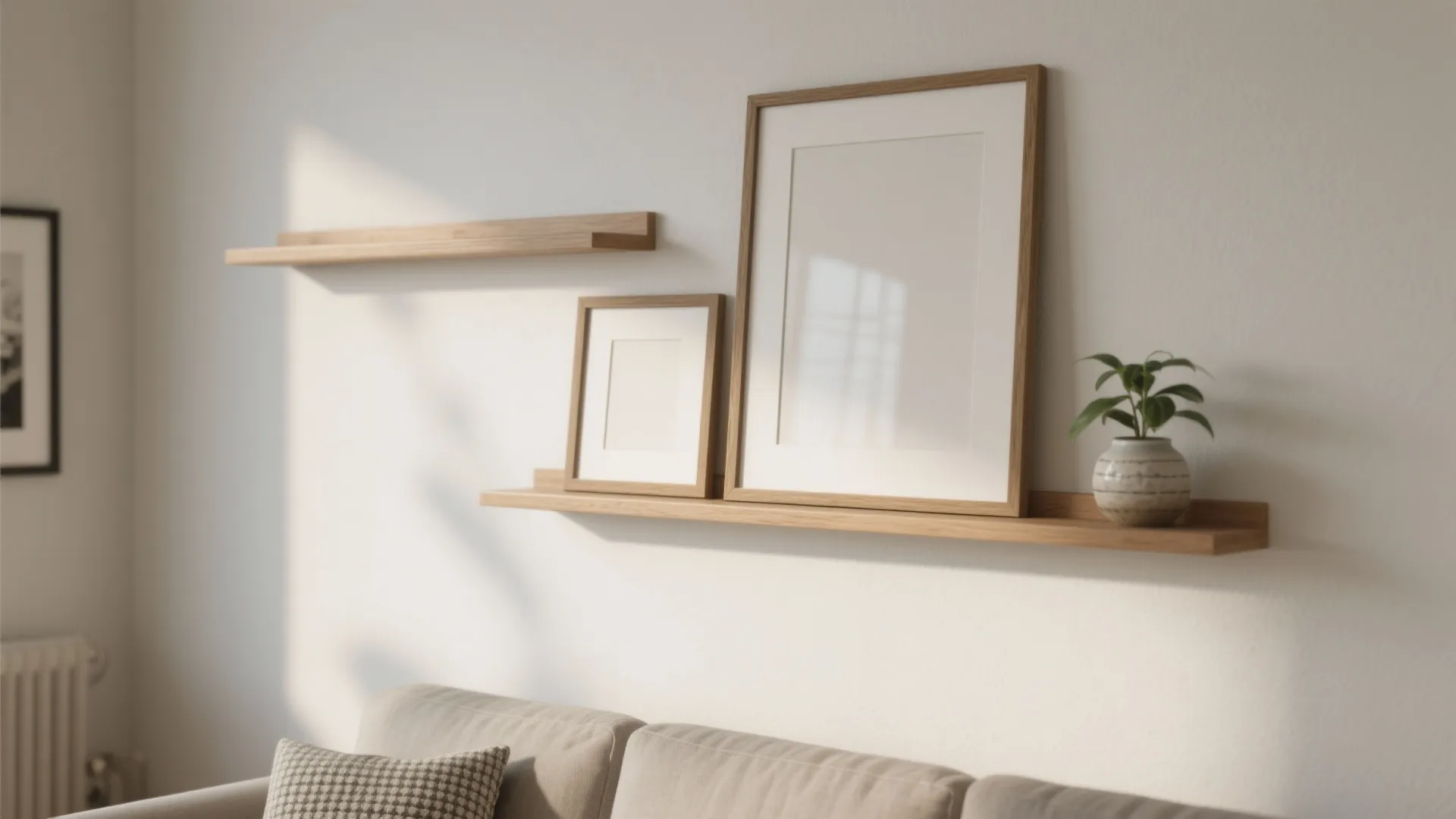 4) Frame ledges for flexible refreshes