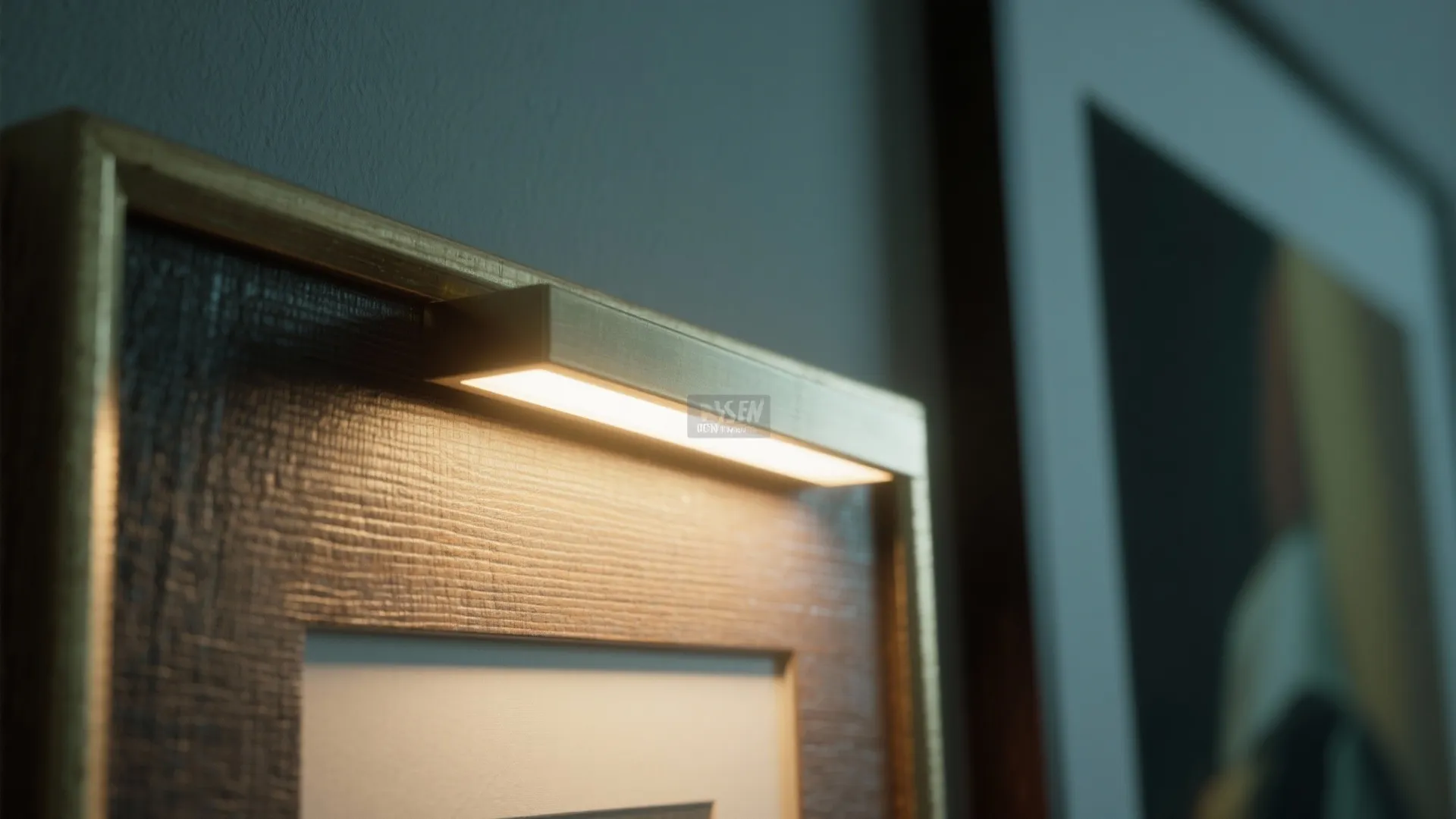 5. Use layered light and textured frames for depth