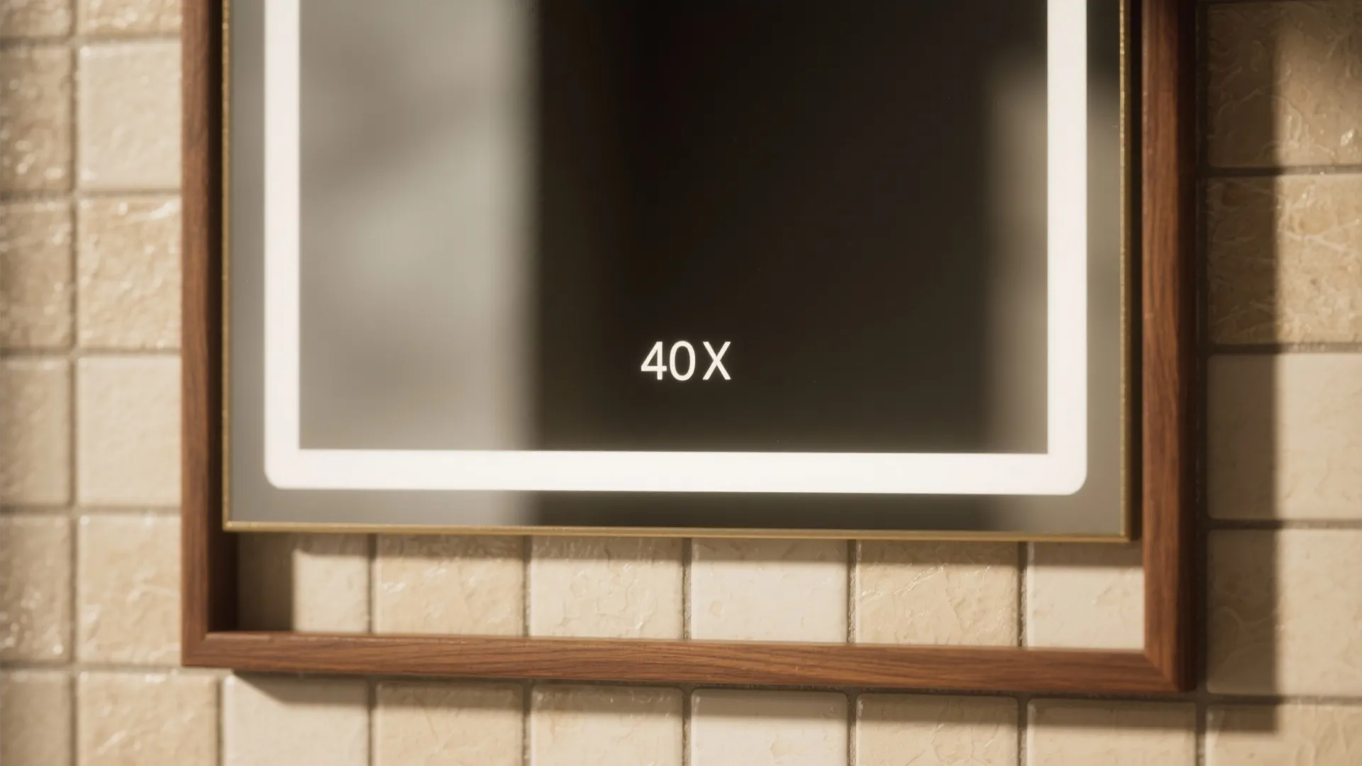 2. Frame it with Tile or Wood