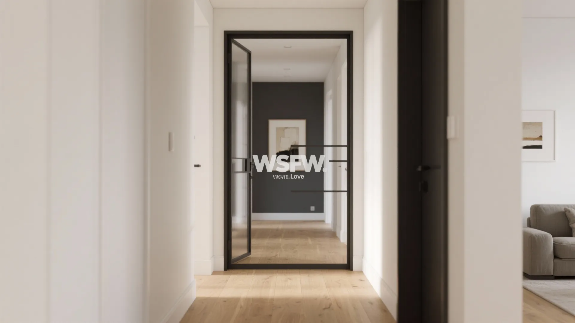 Borrowed views: framing doorways and openings