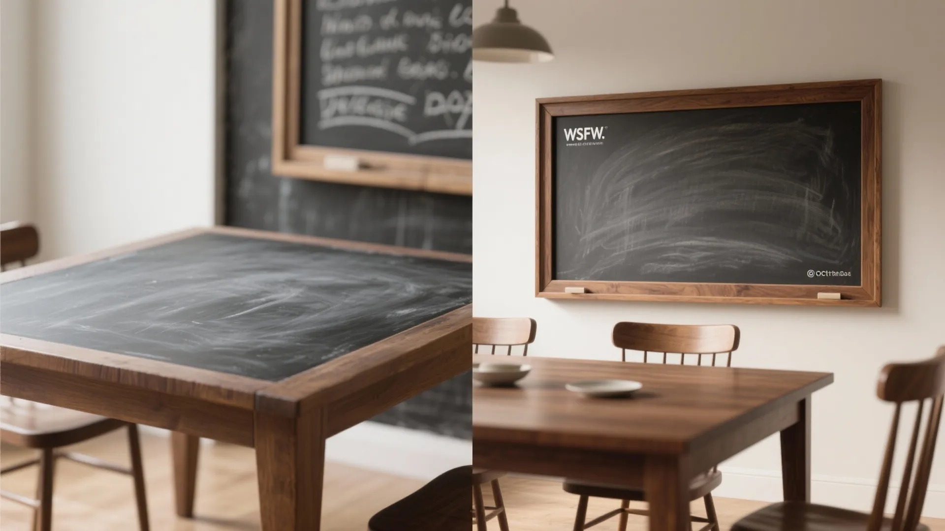 5. Framed Chalk Surface & Protective Options