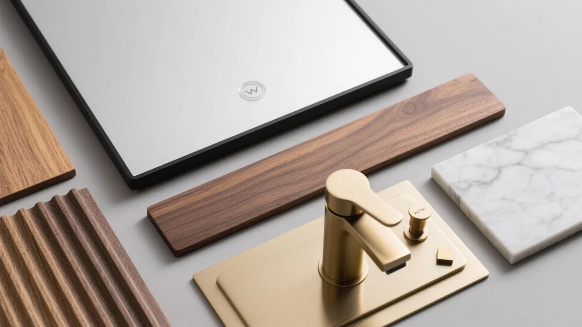 Bold framed mirrors: material warmth and a true focal point