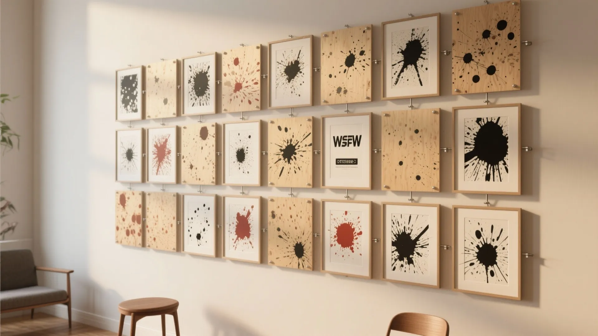 2. Framed Splatter Gallery