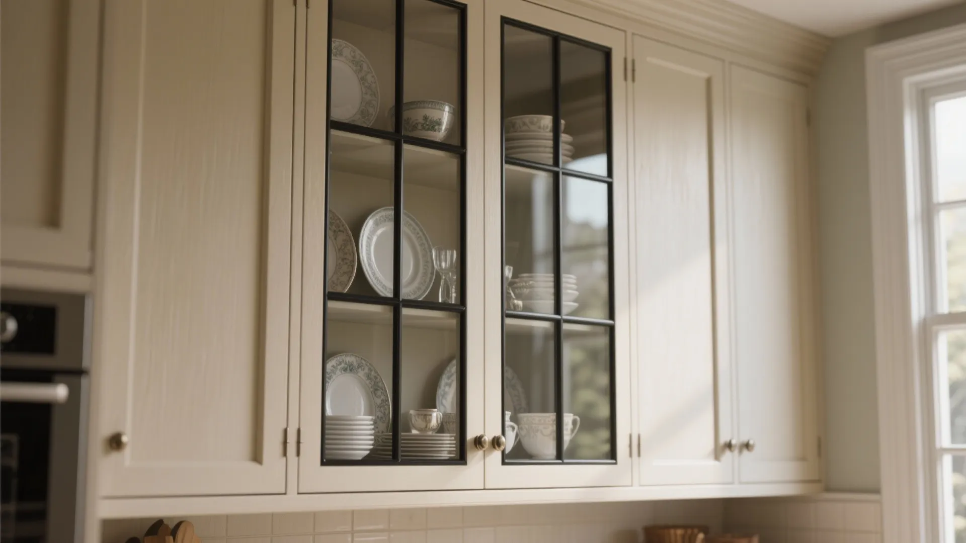 2. Framed Glass with Slim Mullions