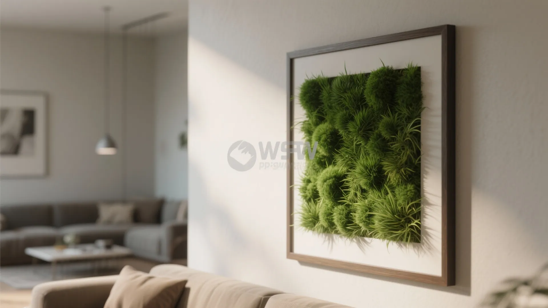 5. Framed Grass Artwork