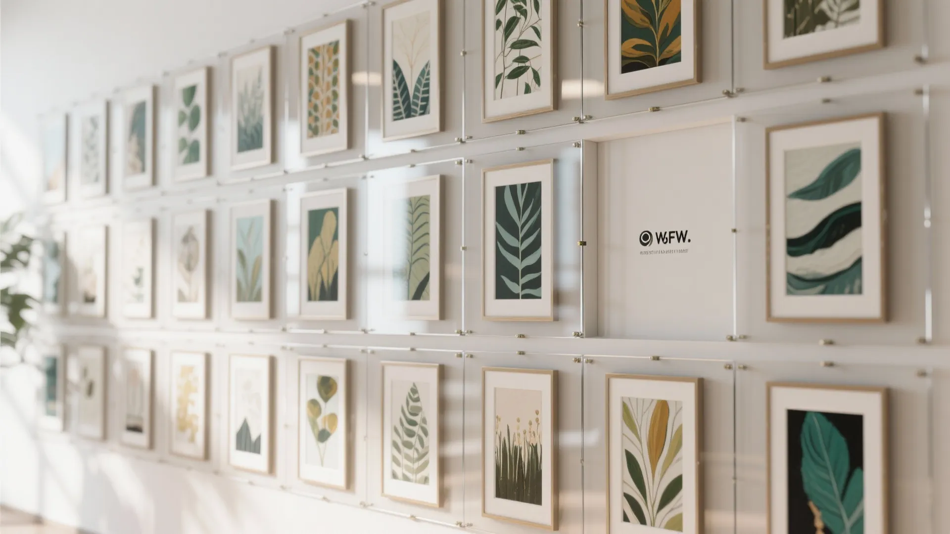 5. Framed mini murals for flexibility