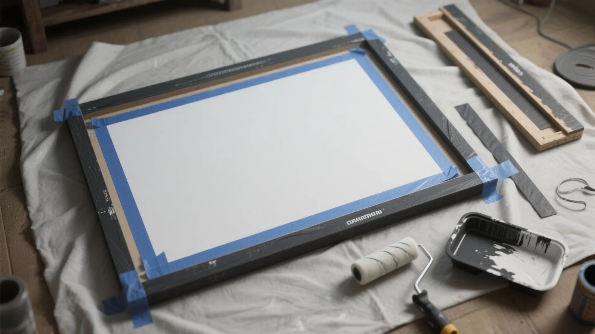 4. Framed DIY screen — style meets function