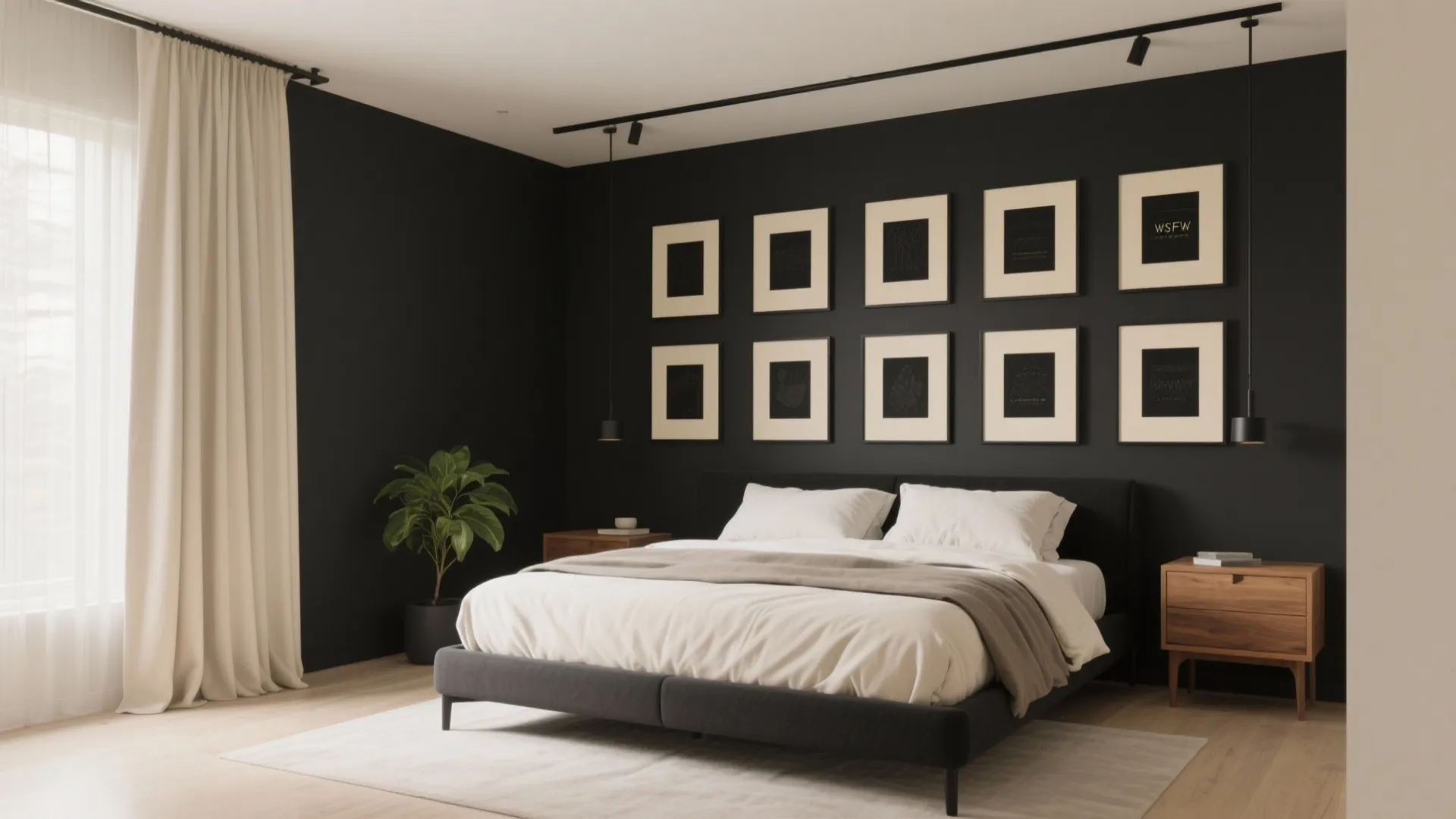 Idea 5: Frame the story—art, trim, and a hint of wood